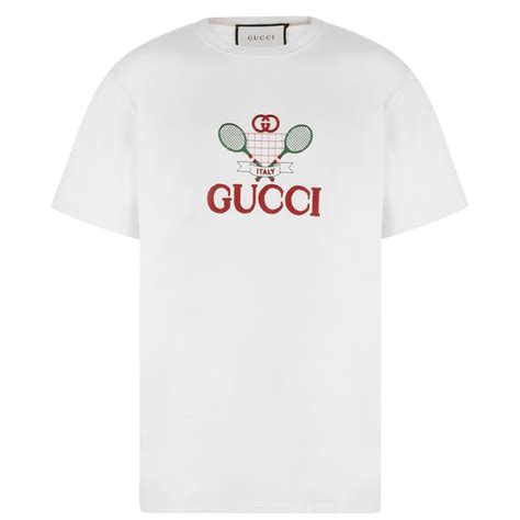 gucci tennis embroidered t shirt